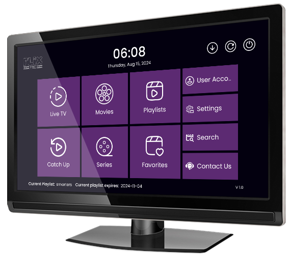 Flix Pro Player على الشاشة